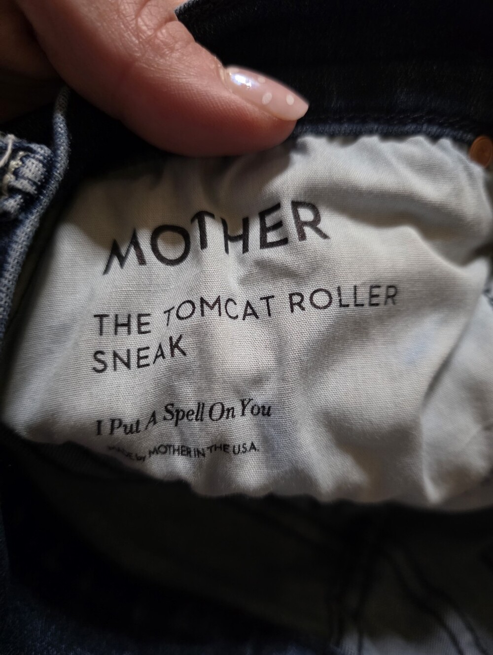 MOTHER The Tomcat Roller Sneak - I Put a Spell on You - Size 29 - Picture 5 of 7